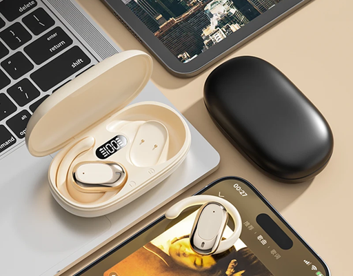 [6290132595237] Auricular Bluetooth 5.4 Doble Seisa EJ-B6126 con Base Cargadora