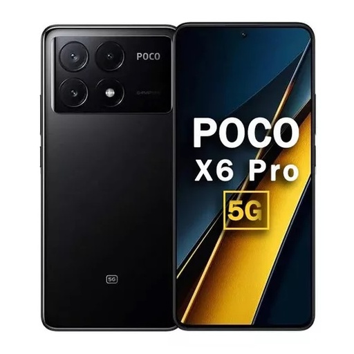 [6941812757994] Celular Xiaomi Poco X6 Pro 5G 8gb 256gb 4K (Negro)
