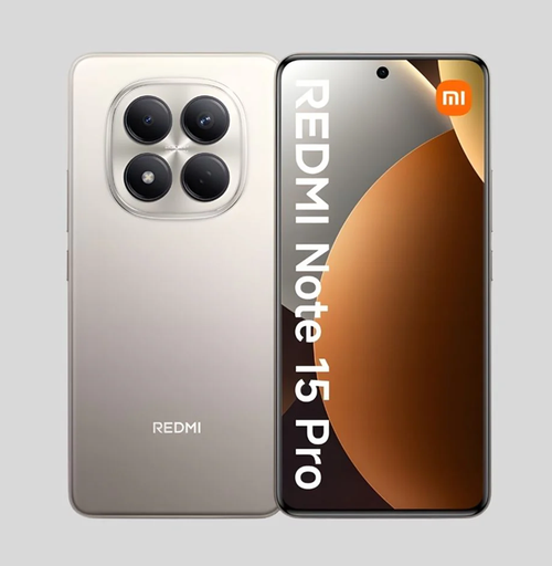 [6932554498504] Celular Xiaomi Redmi Note 15 Pro 4G 12gb 512gb (Dorado)