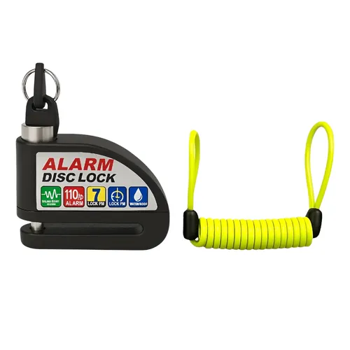 [R8201] Candado Traba Disco con Alarma para Motos R8201