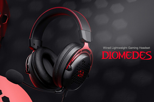 [6950376711267] Auricular Gamer Redragon 7.1 H386 Diomedes Negro