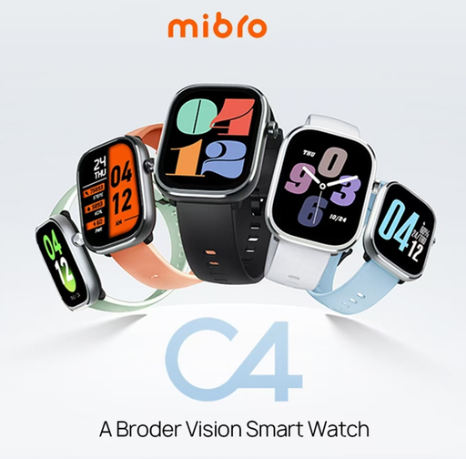 [6976367680541] Reloj Pulsera Smartwatch Mibro Watch C4 XPAW021 2,01" Plateado