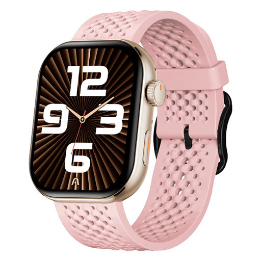 [7730737129479] Reloj Inteligente Smartwatch FTX F39 Pro Dorado-Rosa (42mm)