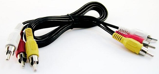 [CB221] Cable de 3 Rca a 3 Rca 5m