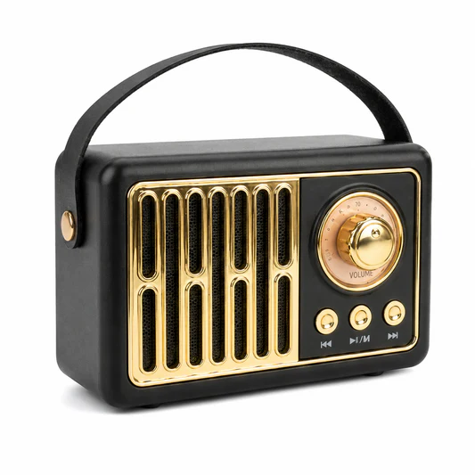 [KTS-2281] Radio KTS-2281 Bluetooth FM AM Usb Sd Aux Recargable Retro Vintage (11x7x5,5cm)
