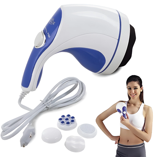 [6912345631815] Masajeador Corporal Electrico 5 en 1 con Regulador EL-MS700