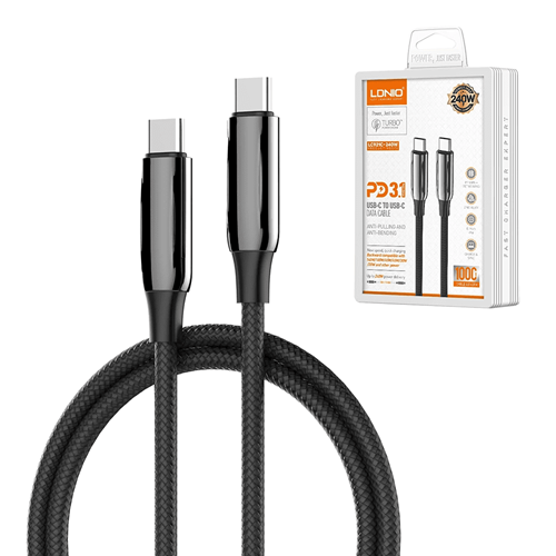 [7799135020764] Cable Tipo C Acordonado 240W High Power PD 3.1 LDNIO LC921