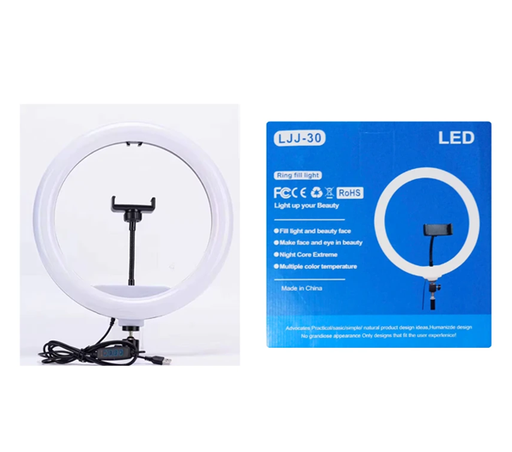 [6290132588062] Aro Led Profesional 30,5cm Tactil LJJ-30