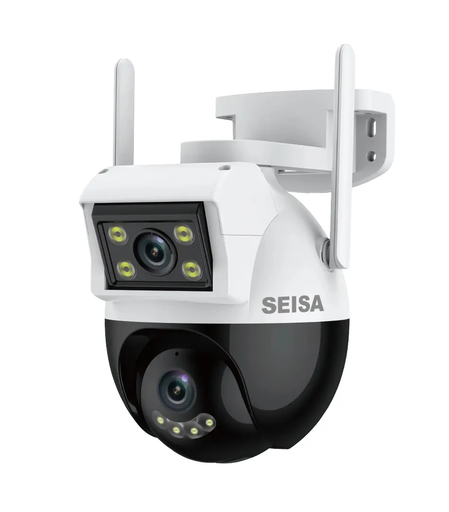 [6290132582725] Camara IP Inalambrica Wifi 360° 2mp Full HD 2 Antenas Doble Lente IPC-ZAS06