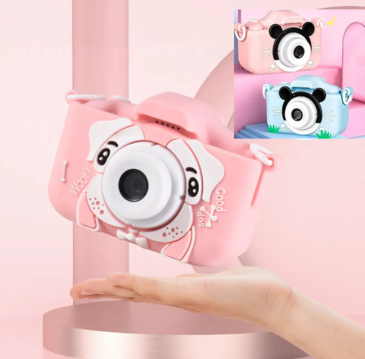 [6290132596029] Camara de Fotos para Niños Recargable Micro SD con Funda SQ-XJ06