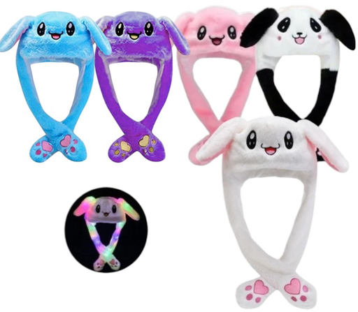 [2026011620264] Gorro de Peluche con Levanta Orejas con Luces