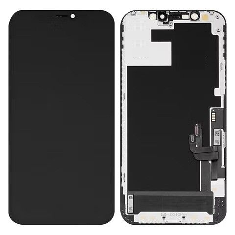 [505574] Modulo Iphone 12 / 12 Pro negro IC Removible (OLED Gold Edition)