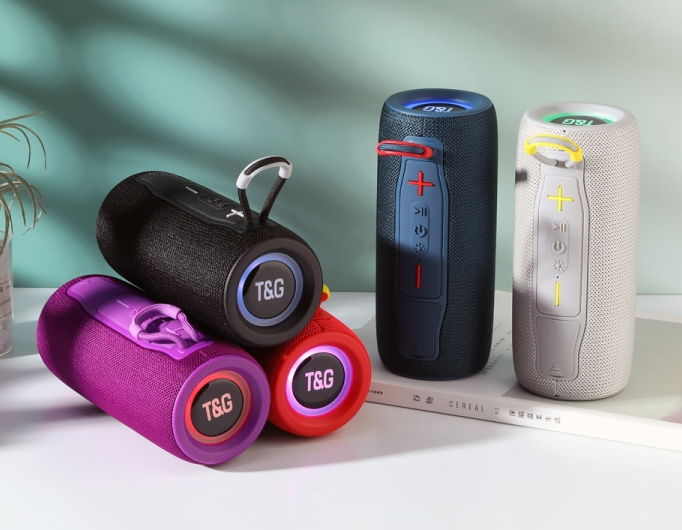 [6209132596654] Parlante Portatil Bluetooth FM Usb Micro Sd con Luces TG-682