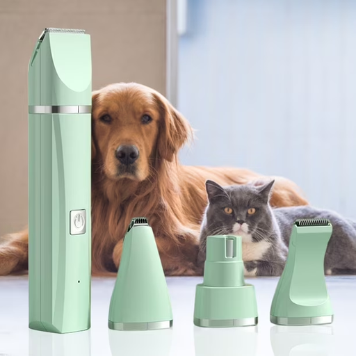 [OS-CP2610] Corta Pelo para Mascotas Recargable 5w 4 en 1 con Accesorios