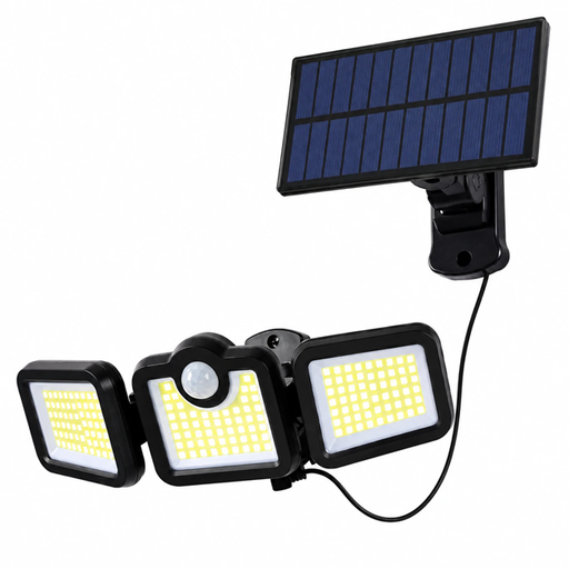 [6290132597019] Reflector Cob Solar Triple con Sensor de Movimiento IP Seisa KQ-JD2959A
