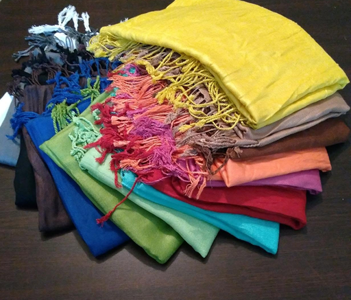 [505641] Pañuelo Pashmina Chalina Lisa (colores surtidos)