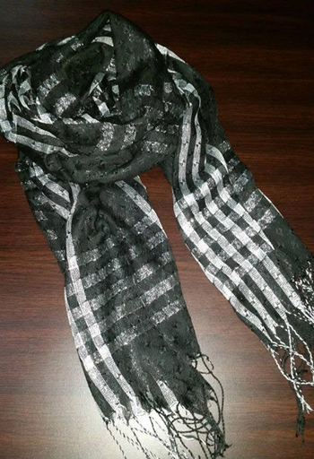 [505643] Pañuelo Chal Pashmina Cuadrille