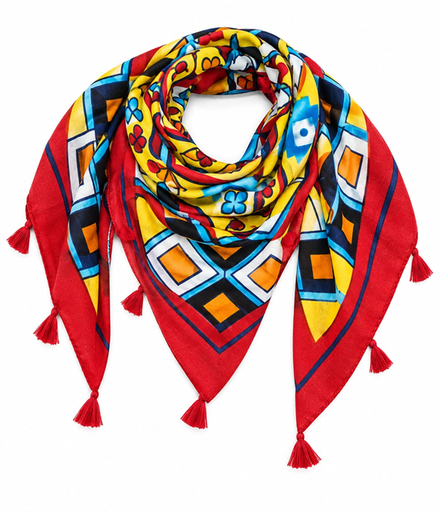 [505650] Pañuelo Chal Pashmina Triangulo