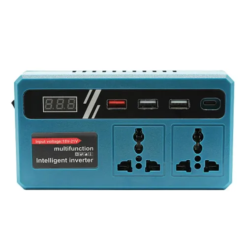 [505654] Inversor de Corriente Multifuncion 3 Puertos Usb PD 18v - 21v