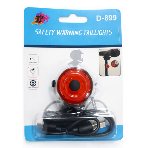 [7769258978521] Luz de Bici Trasera Recargable SH263