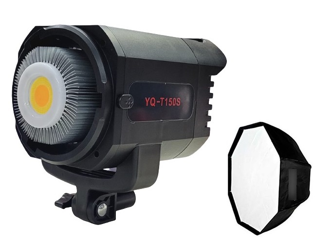 [YQ-T150S + YQ-R01] Proyector Luz Continua Fotografia Profesional 300w con Octobox 60cm