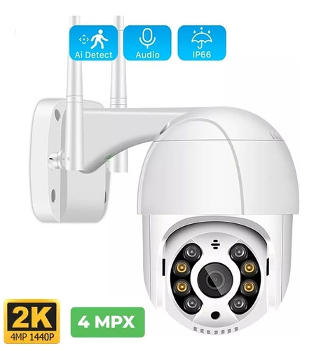 [6290132581056] Camara IP de Seguridad PTZ Wifi 3.6mm H265+ 4MP