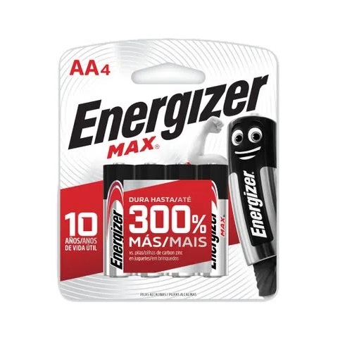 [039800011329] Pilas Energizer Max AA (x4u)