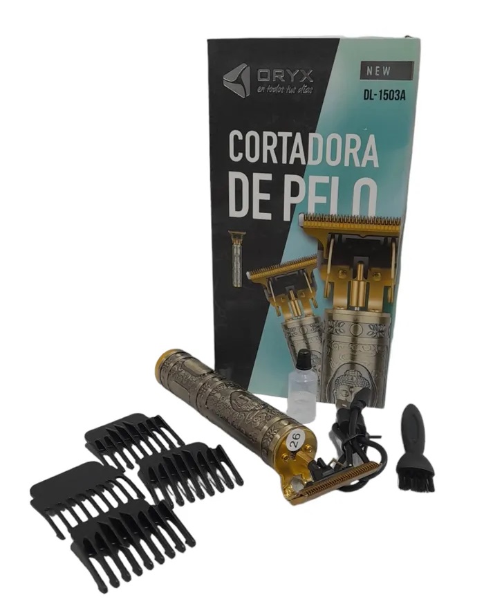[503079 DL-1503A] Corta Pelo Trimmer Inalambrica Recargable Usb 5W Vintage Orix