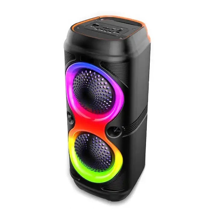 [RP-4403] Parlante Bafle 2*4&quot; con Karaoke BT Fm Usb RP-4403 (35x15cm)