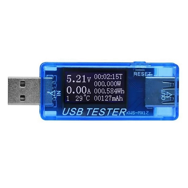 [503204] Multitester Digital Medidor de Voltaje y Amperes Usb