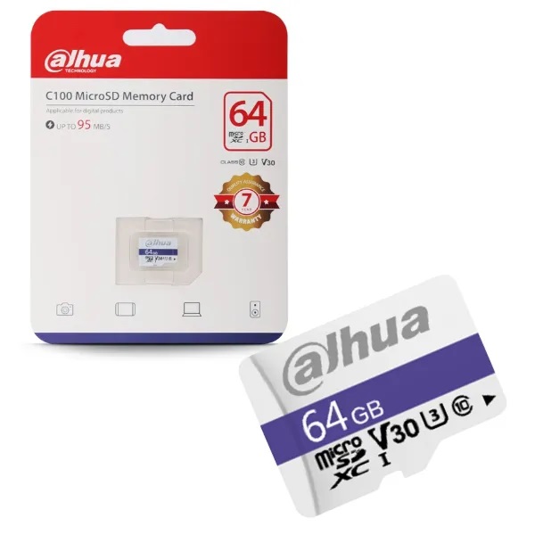 [6939554951992] Micro SD 64gb Dahua C100 clase 10 95MB/s