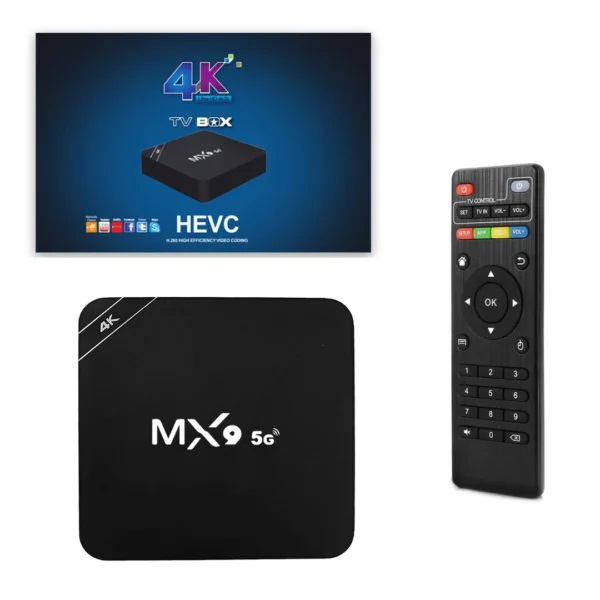 [503230] Convertidor Smart Tv / Tv Box MX9 Ultra HD Pro 4K 32gb + 512gb Android 11