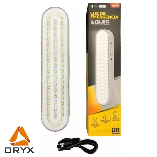 [503346 OR8860A] Luz de Emergencia 60 Led Recargable Orix