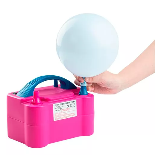 [73005 6983522254695] Inflador de Globos Electrico Doble Pico