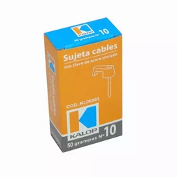 [KL06003 7793863010035] Grampa Sujeta Cables n°10 (x 50u)