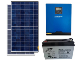 Instalacion solar Off-Grid Kit 1Kw Monofasico