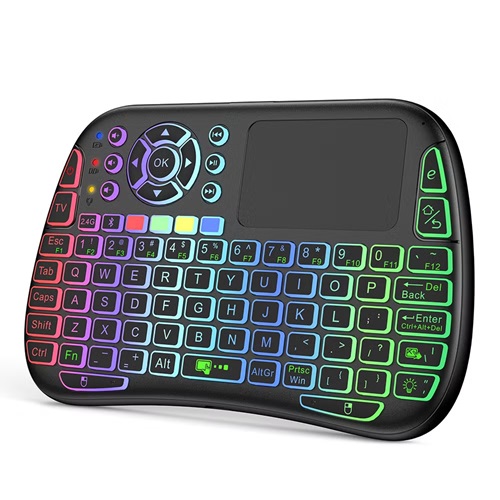 [504163] Mini Teclado Remoto Bluetooth 2.4G Retroiluminado M9