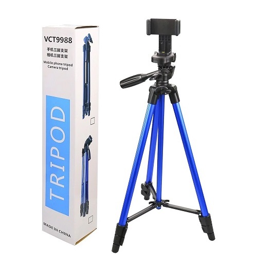 [6933126201904 VCT9988] Tripode Profesional de Aluminio con Soporte de Celular 1,5m