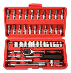 [6992024112828] Set Puntas Destornillador Tubos Llave T 46pcs