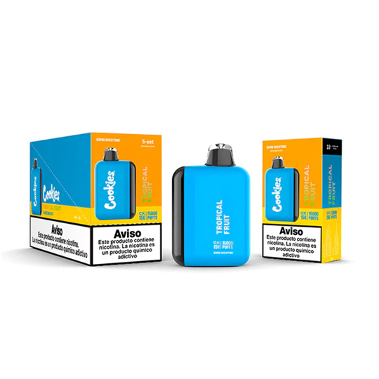 [0695682285205] Vaper Vapeador Electronico Cookies 15000 Puff (Fruta tropical)