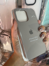 [104979] Tpu Rigido Original Iphone 13 Gris Claro