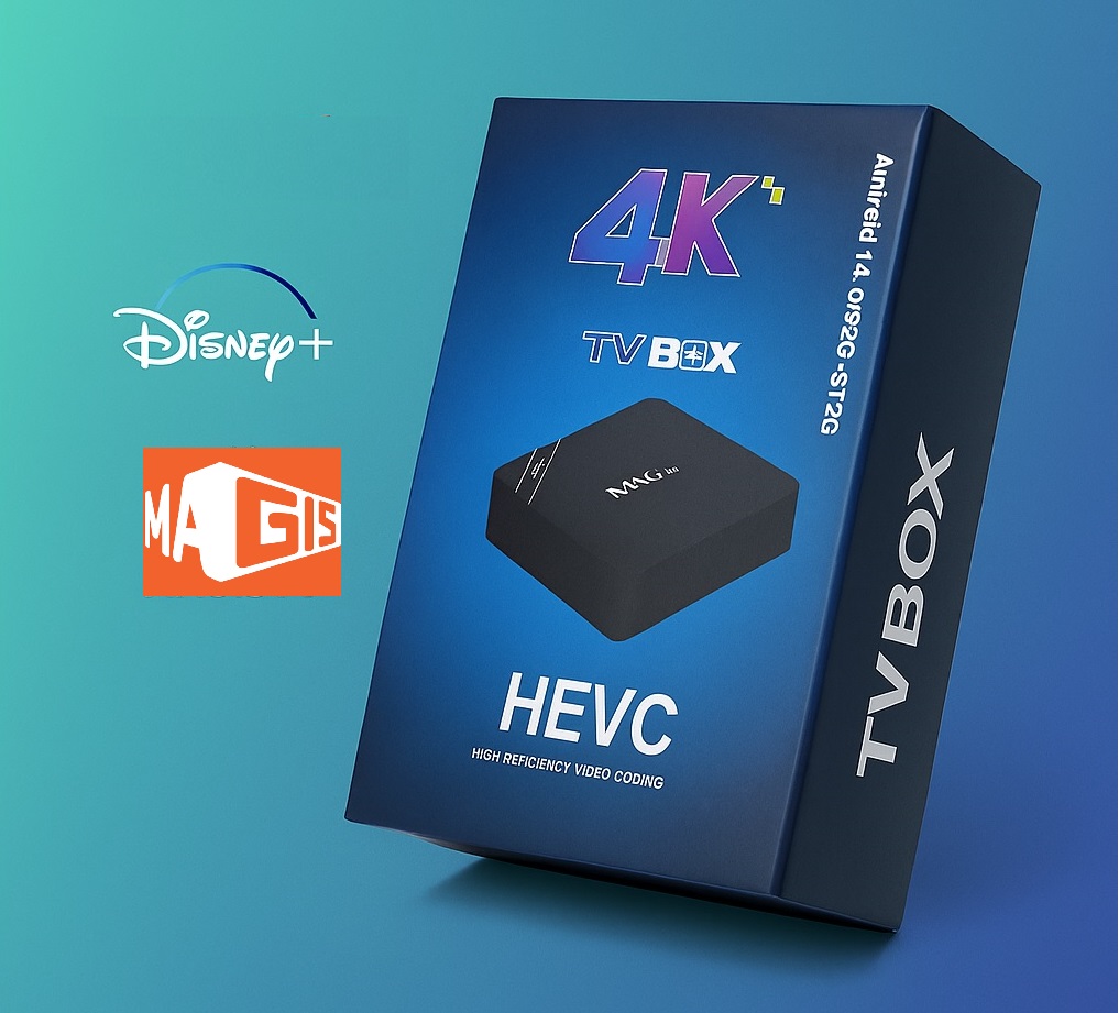 [6944511258526] Convertidor Smart Tv / Tv Box MX9 32+512gb Android 14 (Disney-Magis TV)