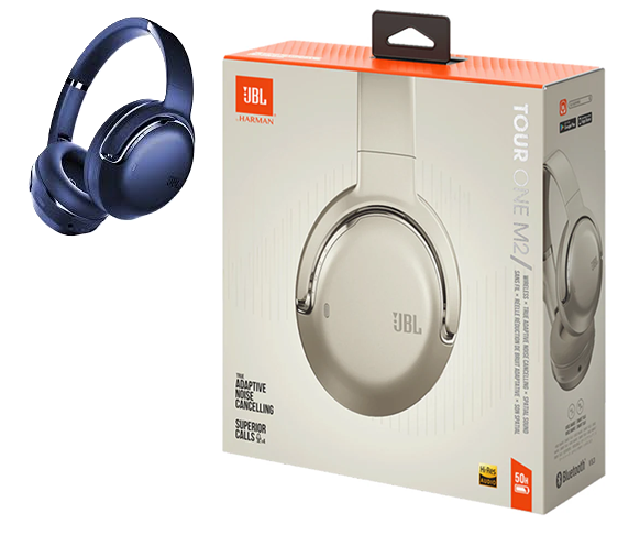 [504727] Auricular Vincha Bluetooth JBL Tour One M2 (Replica) Azul