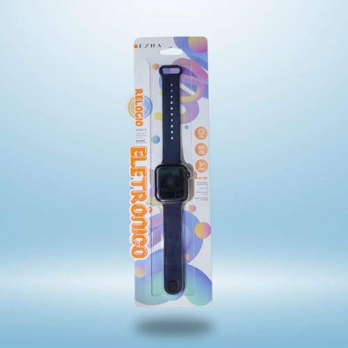 [EZ-B10] Reloj Pulsera Digital Engomado Cuadrado