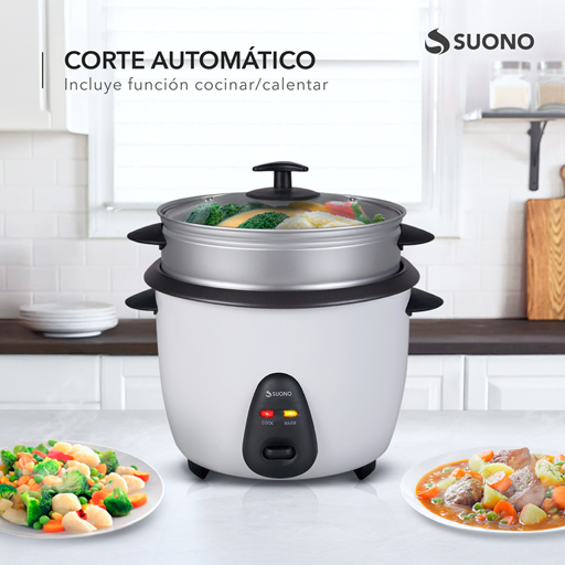 [0736372876935] Olla Vaporera Arrocera 700w 1.8L Suono