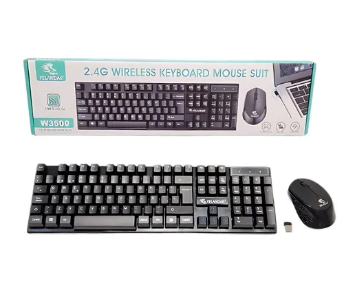 [8201756735006] Kit Teclado Mouse Inalambrico 2.4G W3500