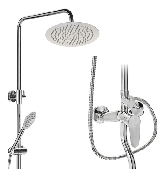 [284A] Set de Ducha Canilla Monocomando con Columna Oryx 284A