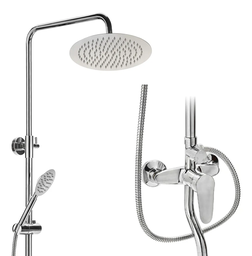 [284A] Set de Ducha Canilla Monocomando con Columna Oryx 284A