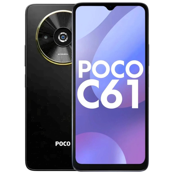 [6932554411145] Celular Xiaomi Poco C61 4gb 128gb (Negro)