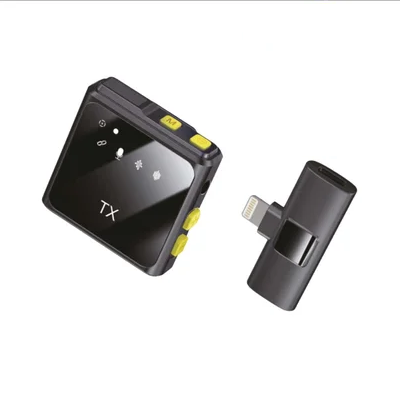 [7796350519684] Microfono Corbatero Inalambrico 2.4G Lightning F9-IP